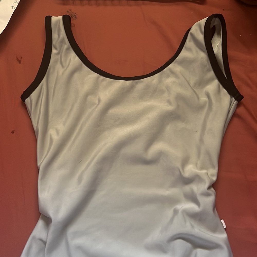 Blue yumiko leotard